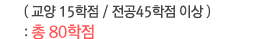 (���� 15����/����45�����̻�) : �� 80����